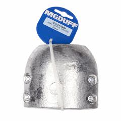 MG Duff MGD70MM Zinc Streamline Anode For 70mm Dia Shaft c/w Insert